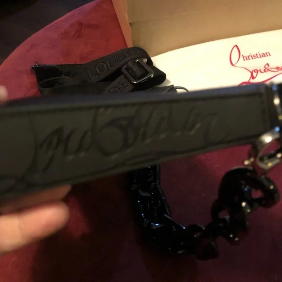 Christian Louboutin Handbag - NWT - Guaranteed Authentic-black leather-2 straps - Picture 5 of 10
